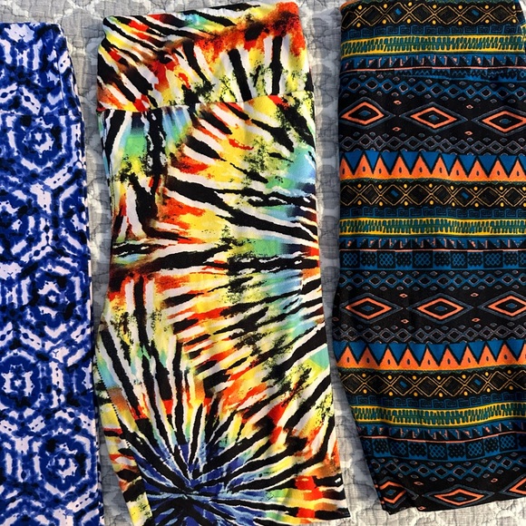 LuLaRoe Leggings Set of 4 - Picture 3 of 6
